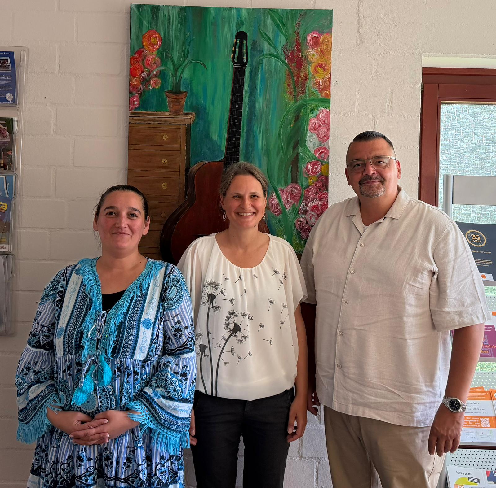 Besuch von Dr. Melanie Henne im Sinti-Verein